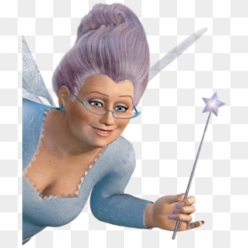 Fairy Godmother Shrek 2 - Fairy Godmother Shrek, HD Png Download - fairy godmother png