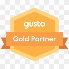Gusto Gold Partner Badge - Sign, HD Png Download - gold badge png