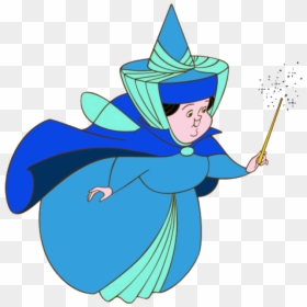 Merryweather Sleeping Beauty Clipart Princess Aurora, HD Png Download - fairy godmother png