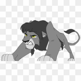 Lion King Scar] - Lion King Grey Lion, HD Png Download - scar lion king png
