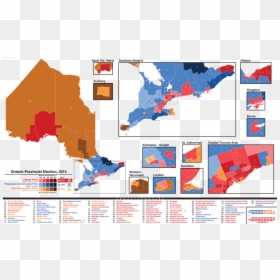 Federal Seats Map Ontario, HD Png Download - elizabeth gillies png