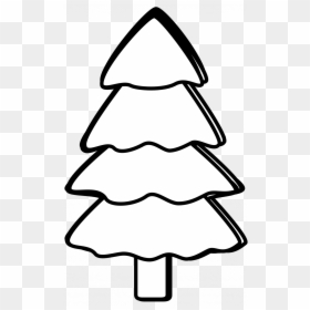 Large Size Of Christmas Tree - Christmas Tree Clipart Black And White, HD Png Download - large tree png