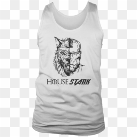 Direwolf Iron Man Mash Up - Summer Is Coming Tank Top, HD Png Download - hodor png