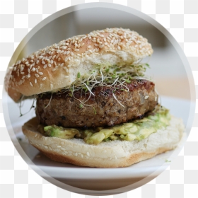 Img 0973 - Whitmans Turkey Burger, HD Png Download - burger and fries png