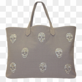 Skull Tote Bag - Handbag, HD Png Download - backpack emoji png