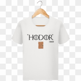 T-shirt Homme Stanley Imagines Vintage Hodor Par Tunetoo, HD Png Download - hodor png