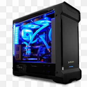 Custom Loop Water Cooling I7, HD Png Download - computer case png