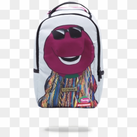 Biggie Barney Sprayground, HD Png Download - backpack emoji png