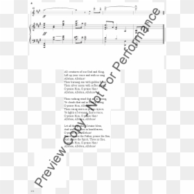 Transparent Praise The Sun Png - Sheet Music, Png Download - praise the sun png
