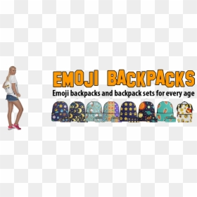 Emoji Backpacks - Poster, HD Png Download - backpack emoji png