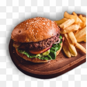 Burger And Fries - Hamburger And Fries Png, Transparent Png - burger and fries png