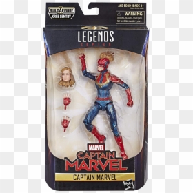 Captain Marvel - Marvel Legends Series Captain Marvel, HD Png Download - legends of tomorrow png