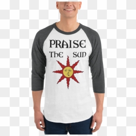 Praise The Sun 3/4 Sleeve Raglan Shirt - Raglan Sleeve, HD Png Download - praise the sun png
