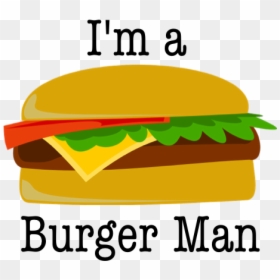 Burger, HD Png Download - man bun png