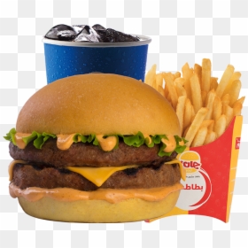 Burger And Fries Png, Transparent Png - burger and fries png