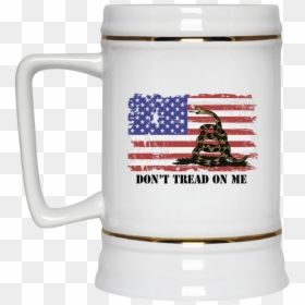 Chris Pratt Don"t Tread On Me Us Flag Mug Shirt, Hoodie - Beer Stein, HD Png Download - dont tread on me png