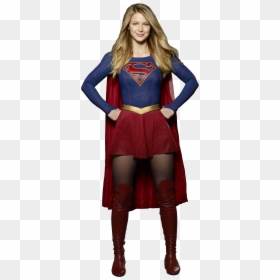 Supergirl Png - Supergirl Cardboard Cutout, Transparent Png - melissa benoist png
