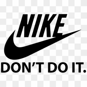 Just Do It Logo Nike Swoosh Brand - Nike Just Do It Png, Transparent Png - nike just do it png