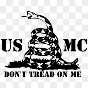 Black Dont Tread On Me, HD Png Download - dont tread on me png