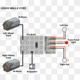 Lego Wall E Light, HD Png Download - walle png