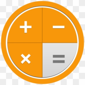 Calculator Icon - Transparent Iphone Calculator Icon, HD Png Download - circle cross png