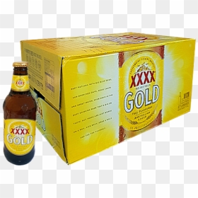 Xxxx Gold Beer Bottle - Beer Bottle, HD Png Download - gold bottles png