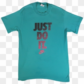 Rare Vintage Nike T Shirt 80s 90s Tee - T-shirt, HD Png Download - nike just do it png