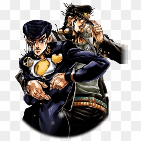 Unit Josuke Higashikata And Mikitaka Hazekura - Cartoon, HD Png ...