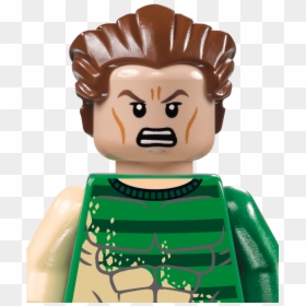 Lego Marvel Character Clipground - Lego Sandman Minifigure, HD Png Download - lego head png