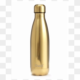 Glass Bottle, HD Png Download - gold bottles png