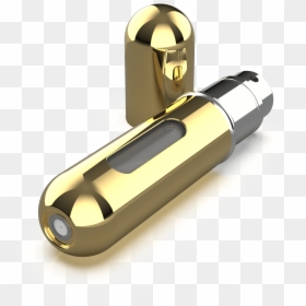 Portascent Refillable Travel Perfume Atomiser Spray - Atomizer Nozzle, HD Png Download - gold bottles png