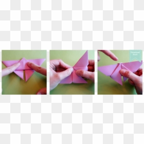 Fold Butterfly - Origami, HD Png Download - folded paper png
