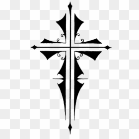 Cross Tatto - Cross Tattoo Png, Transparent Png - japanese tattoo png