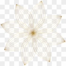 Gold Flowers Png, Transparent Png - anime flowers png