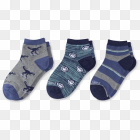 3-pack Boys Jake & Dinosaur Quarter Socks - Sock, HD Png Download - the good dinosaur png