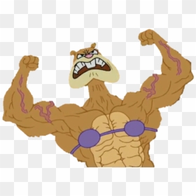 Sandy Cheeks Animated Muscle Women , Png Download - Sandy Cheeks Muscles, Transparent Png - sandy cheeks png