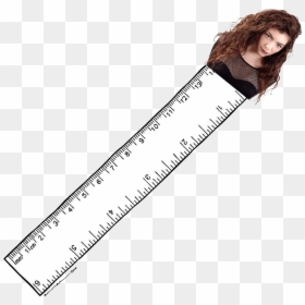 Ruler Clipart Black And White, HD Png Download - lorde png