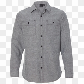 8200 Men"s Long Sleeve Flannel Shirt"     Data Rimg="lazy"  - Heather Grey Button Down, HD Png Download - flannel png