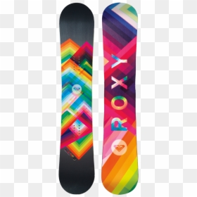 Snowboard Png Image - Roxy Ollie Pop Snowboard, Transparent Png - snowboarder png