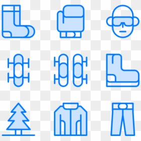 Snowboarding - E Mail Vector Icon Blue, HD Png Download - snowboarder png