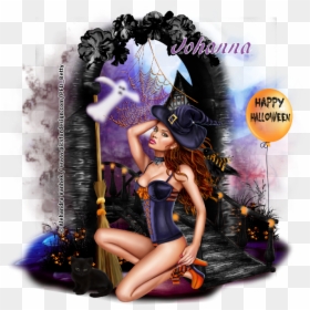 Scrap Sexy Witch - Fairy, HD Png Download - sexy witch png