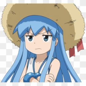 Hd Literally Not Even One Squid Girl Reference I Am - Squid Girl, HD Png Download - manga girl png