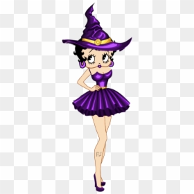 Betty Boop De Halloween, HD Png Download - sexy witch png