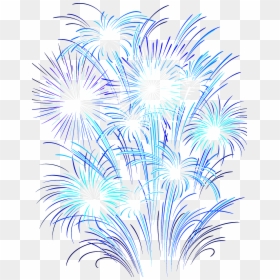 Transparent Red White And Blue Fireworks Clipart - Purple And Blue Fireworks Transparent, HD Png Download - red fireworks png