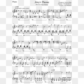 Sheet Music, HD Png Download - aloy png