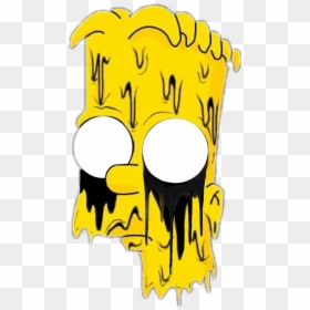 Transparent Cartoons Png - Bart Simpson Drawing, Png Download - gangsta png