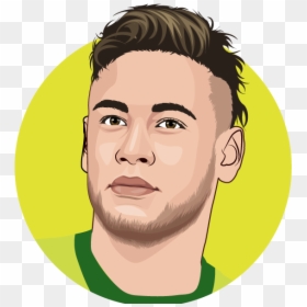 Neymar Jr Vector Drawing Neymar Brazil Fifaworldcup - Neymar Cartoon, HD Png Download - neymar brazil png