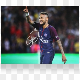 Signed Picture Of Neymar, HD Png Download - neymar brazil png