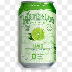 Can Lime - Waterloo Sparkling Water Grapefruit, HD Png Download - lemon lime png