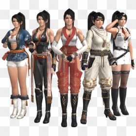Dead Or Alive 5 Momiji Outfit, HD Png Download - ryu hayabusa png